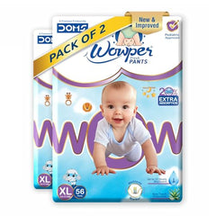 Wowper Easy Pants Baby Diaper | Medium Size Diapers | Diapers with Wetness Indicator | Upto 12 Hrs Absorption | 7-12 Kg | 34 Counts