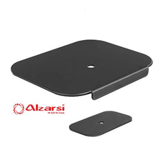 Alzarsi Monitor Mount Reinforcement Plate for Thin Glass and Other Table Tops, Steel Monitor Mount Reinforcement Plate, for Most Monitor Desk Mounts
