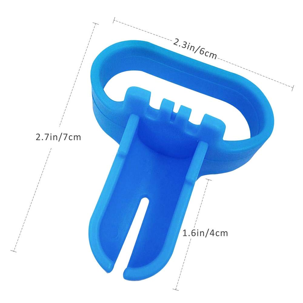 SYGA 10 Pieces Balloon Tying Tool Tieing Knot Device Accessory Knotting Faster and Save Time, Great for Helium Tanks,Electric Balloon Blower, Balloon Column Arch