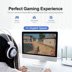 FEDUS Nextport-8000, 8 Port Gigabit Ethernet Switch 1000Mbps, High-Speed Network Splitter & LAN Hub, Plug & Play, Fanless, Desktop Switch for PC, Internet Cable, Laptop, Gaming, Router, NAS, CCTV, TV