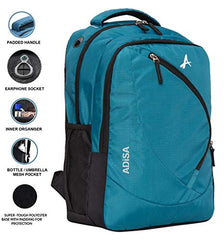 ADISA Laptop Backpack 31 Ltrs (Teal)
