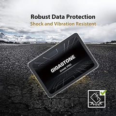 Gigastone Game Pro 5-Pack 256GB SSD SATA III 6Gb/s. 3D NAND 2.5" Internal Solid State Drive, Read up to 510MB/s. Compatible with PS4, PC, Desktop and Laptop, 2.5 inch 7mm (0.28”)
