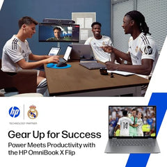 HP OmniBook X Flip OLED Intel Core Ultra 5 226V, 40 Tops (16GB LPDDR5x,1TB SSD) 3K, Touch, 120hz, 14''/35.6cm, Intel ARC Graphic,Win11, Office24, Meteor Silver, 1.38kg, fm0099TU,Pen, 2 in 1 AI Laptop