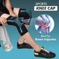 AccuSure Premium Knee Support for Men & Women –Compression Brace with 1-Year Warranty for Pain Relief, Arthritis, Injury Recovery, Sports, Running & Joint Stability -Small