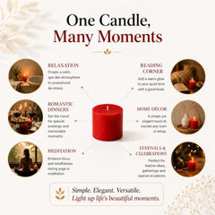 C Lal & Sons Silver Pillar Candle 2x2 Inch | Long Burning Decorative Wax Candle | 20H Burn Time | Unscented Candle for Home Décor, Wedding Decoration, Prayer, Meditation, Festivals & Romantic Ambience