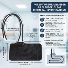 Rossify® BP Bladder Replacement for Mercury Blood Pressure Machine – Durable & Reliable Spare Part Designed for Precise BP Readings, Superior Accuracy, Easy Compatibility, and Long-Lasting Performance