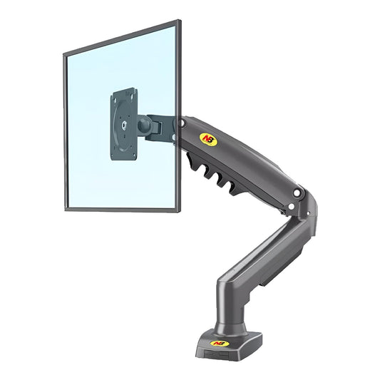 SYGA NB F80 Gas Spring Monitor Mount, 17-30 Inch Screen, Heavy Duty Single Arm Desktop Stand, 2-9kg Load Capacity