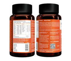 hk vitals Omega 3, 60 Fish Oil Capsules + Multivitamin, 60 Tablets | 1000mg Omega 3 with 180mg EPA and 120mg DHA | For Brain, Heart, and Joints Health