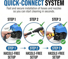 Viparth 16 Inch Dual-Function Undercarriage Pressure Washer | Underbody Car Wash, Bus | with 2 Piece Extension Wand | 4000 PSI | with 4 Spray Nozzle