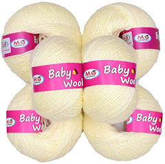 M.G ENTERPRISE MG Baby MelonKnitting Wool 200 Wool Thread for Crochet & DIY Craft Projects