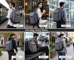 Storite Premium 15.6 Inch Laptop Backpack for Men & Women (Grey)