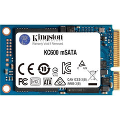 Kingston 512GB KC600 SATA 3 2.5"(6.35cm) Internal SSD (SKC600/512G)