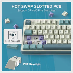 RK ROYAL KLUDGE S98 Wireless Mechanical Keyboard w/Smart Display & Knob
