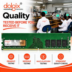 Dolgix 8GB DDR4 Desktop RAM 2133MHz | Desktop-Memory| U-DIMM | Long-DIMM | PC4-17000 | 1Rx8 Single Rank | 3-Year Warranty- (Made in India)