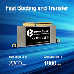 ByteFest SSD 64GB M.2 2242 NGFF SATA III 6 Gb/s Internal Solid State Drive(22x42mm), High Performance, 3D NAND, Upgrade Storage for Laptop and Desktop