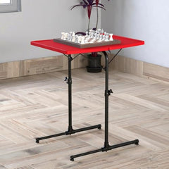 TABLE MAGIC 2.0 Double-Top Multipurpose Laptop Table Mat Finish| Height Adjustable, Foldable, Portable | Work-from-Home Lap Desk (Midnight Black)