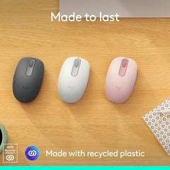 Logitech M196 Compact Ambidextrous Bluetooth Wireless Mouse - Off White