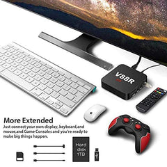 ROCKTECH T95 Plus Android Mini, 8GB RAM 128GB Storage, Android 11, RK3566 Quad-Core Processor, Dual-Band Wi-Fi, Bluetooth, 4K UHD Display Support, Compact Computer for Home and Office