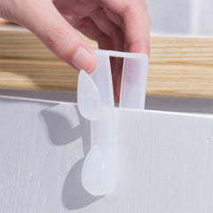 SYGA 4 Pieces Plastic Drawer Hooks/Hangers for Kitchen Drawer, Door, Window (Random Color), Pink