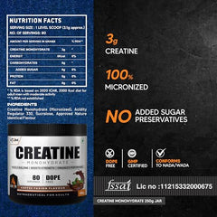 AS-IT-IS ATOM Creatine Monohydrate 100g - 32 Servings |Blue Razz Flavour