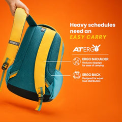 American Tourister Nexa Style 01 | 36L Backpack | Casual Bag | 3 Compartments | School & College Backpack for Men and Women | Olive | 1 Yr Global Warranty