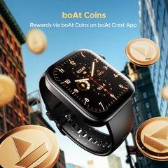 boAt Storm Call 3 w/TBT Navigation, Daily Activity Tracker, DIY Watch Face Studio,700+ Active Modes, 1.83" (4.6 cm) HD Display Fitness Smart Watch for Men & Women(Black Metal)