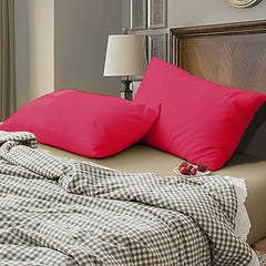 safhome Soft Pillow Covers 20 x 32 Inches - 100% Egyptian Cotton 400 Thread Count Set of 2 Pillow Cover Set Envelope Closure Hotel Quality Pillowcase - Aqua Blue