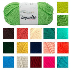 WOAFASHIONS - World of Arts Impulse Hand Knitting & Crochet Yarn, Premium Acrylic, 4 : Medium (Anchor Grey) (100gms / 3.5oz / 200mtr / 218yds)