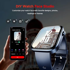 boAt Storm Call 3 w/TBT Navigation, Daily Activity Tracker, DIY Watch Face Studio,700+ Active Modes, 1.83" (4.6 cm) HD Display Fitness Smart Watch for Men & Women(Black Metal)