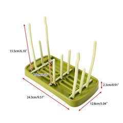 SYGA Foldable Baby Bottle Drying Racks Feeding Cup Nipple Storage Shelf Stand Holder - Blue Drying Rack