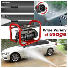 TEXUM CPW 1D Commercial Portable high Pressure Car Washer Machine for Washing car, Bike, Vehicles, 350 Bar Max Pressure and 3.0 KW Motor Power. (Updated Model)