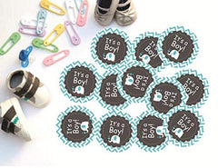 SYGA Set of 50 It's A Boy! Label Party Favor Bags for Baby Shower Party Gift