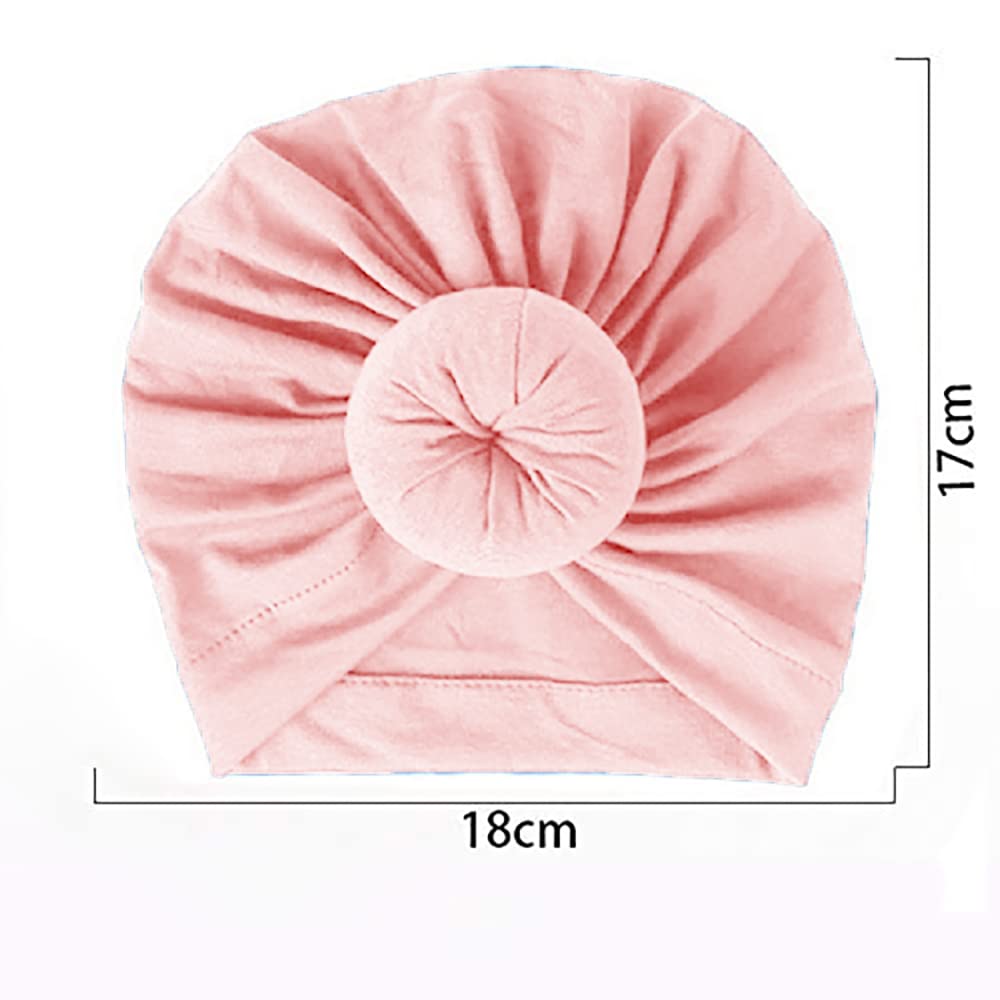 SYGA Unisex Cotton Turban Hat (Pack Of 1) (TurbonHeadWrap_Black_Black_S)