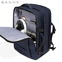 Red Lemon Titan Ultrafit Plus Bange Series 15.6-inch Laptop Bags Backpacks for Men and Women 45L Outdoor and Camping 3in1 Office Bags,Travelling,Backpack (With Bottle Holder), Black