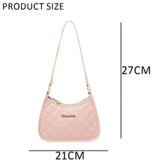 SYGA Women's Embroidered Armpit Handbags Fashion Pink Versatile Shoulder Bag