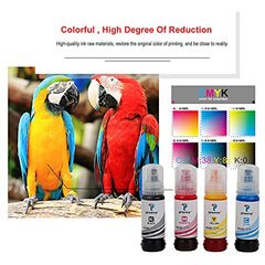 proffisy 001 003 Ink Refill dye Ink Bottle, 4 Colors, High Pages Yield