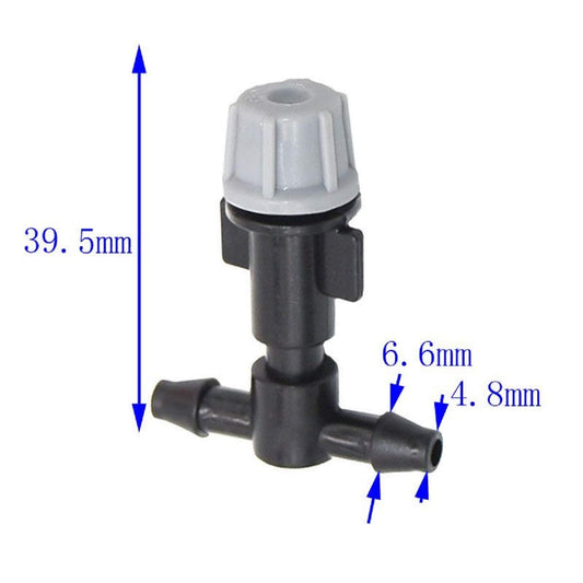 SYGA Sprinkler Heads Nozzle Tee Joints for Misting Watering 20pcs