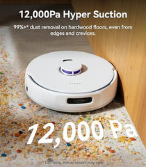 NARWAL Freo Z Ultra Robot Vacuum & Mop, 12000Pa Suction, Dual RGB Cameras, AI Avoidance, Adaptive Hot-Water Self Wash, Self-Emptying, Pet Hair, Quiet, Google Home, Alexa, Siri Compatible