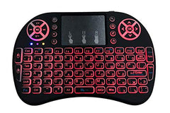 Tobo Wireless Touchpad Mini Keyboard Bluetooth K25 for Windows and Mac OS Computers, Home Theater PC Users, IPTV,(Black). TD-621KM