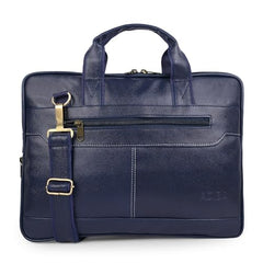 ADISA Laptop Bag for Men - Faux Leather Office Messenger Briefcase with Laptop Compartment for Work, Business, Corporate & Professional Use (LB6050)