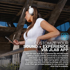 JLab JBuds LUX ANC Headphones - Over Ear Bluetooth, Graphite