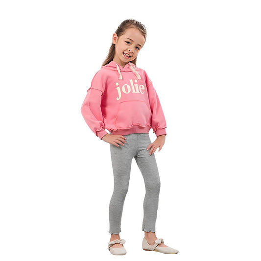 SYGA Girls Leggings Model Comfortable Everyday Wear for Girls Suitable Age 11-12 Years Old(Purple)