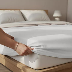 Utopia Bedding Waterproof Mattress Protector, Cotton Terry Fabric, King Size, Brown, Breathable & Elastic Fitted