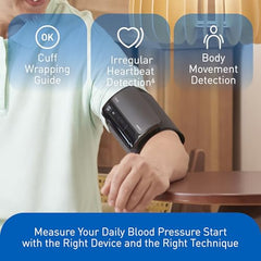 Omron Smart Elite+ HEM 7600T Tubeless 360° Accurate Arm Digital Blood Pressure Monitor With Intellisense Technology & Intelli Wrap Cuff With Bluetooth Connectivity to Store Historic Measurements