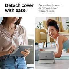 Spigen Flip case for iPad Air 11 inch M4 (2026), iPad Air 11 inch M3/M2 (2025-2024), 10.9 inch 5th/4th Gen (2022/2020), Trifold, Pencil Holder, Full Cover(Liquid Air Folio) - Black