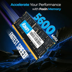 Foxin 16GB DDR5 Desktop RAM 4800MHz | UDIMM - 1.2V Low Voltage | 288-PIN Pin, 8 IC, Intel & AMD Compatible | High-Speed PC Memory Upgrade | 5 Years Warranty