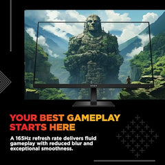 HP OMEN 27 inch FHD 165Hz Gaming Monitor,(68.6cm),FHD(1920 x 1080),400 nits,Pivot-Rotation,Anti-Glare, Eye Ease,8.08kg