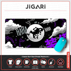 JIGARI Extended Anime Large Mouse Pad (11 x 23 Inch) | Gaming Mousepad for Laptop, Desktop & Keyboard | Smooth Surface | Anti-Slip Rubber Base (Zoro - Sword Master - One Piece (P08))