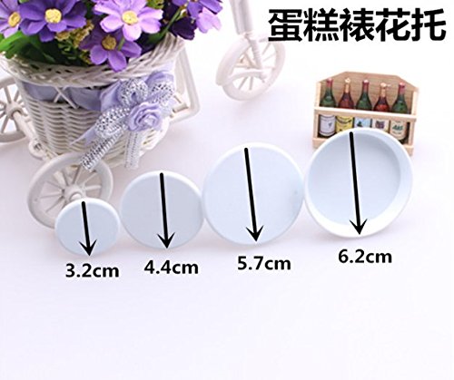 SYGA Set of 4 Cake Flower Nails Set Cupcake Icing Cream Sugarcraft Decorating Tool