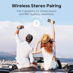 Tribit StormBox 2 Bluetooth Speaker, 34W, 360° Sound, 24H Playtime, IPX7